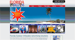 Desktop Screenshot of floridaadvertisingballoons.com